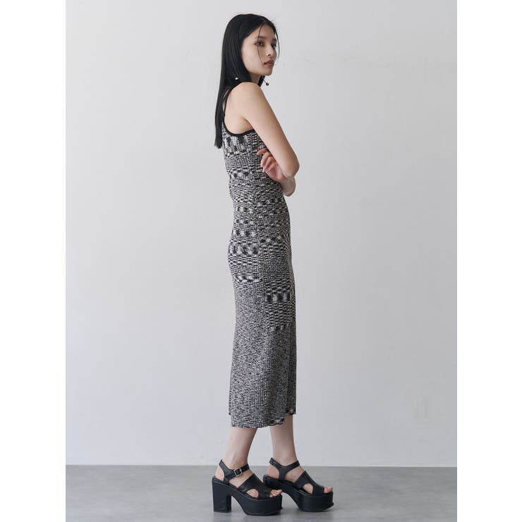 ロングニットワンピース[品番：MKSW0065341]｜MURUA（ムルーア