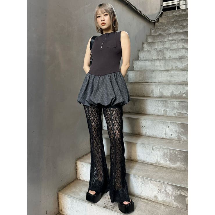 ピンストライプバルーントップス | MURUA | 詳細画像5 