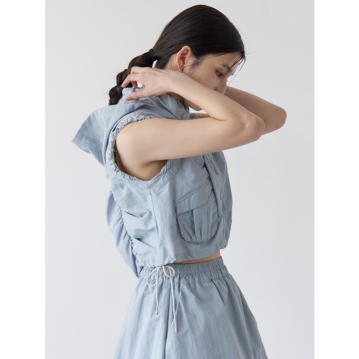 シャーリングフードベスト【セットアップ着用可】 | MURUA | 詳細画像10 