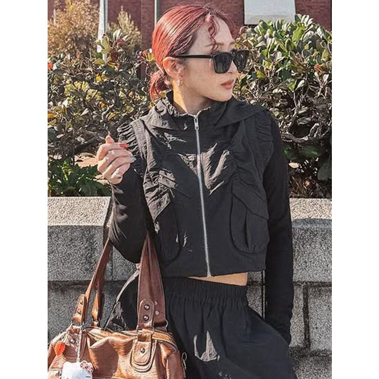 シャーリングフードベスト【セットアップ着用可】 | MURUA | 詳細画像15 