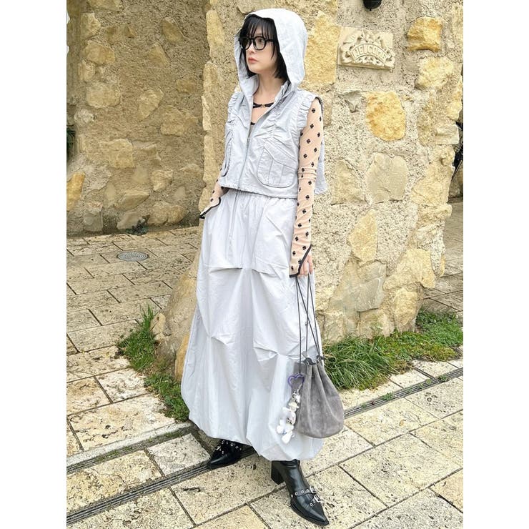 シャーリングフードベスト【セットアップ着用可】 | MURUA | 詳細画像16 