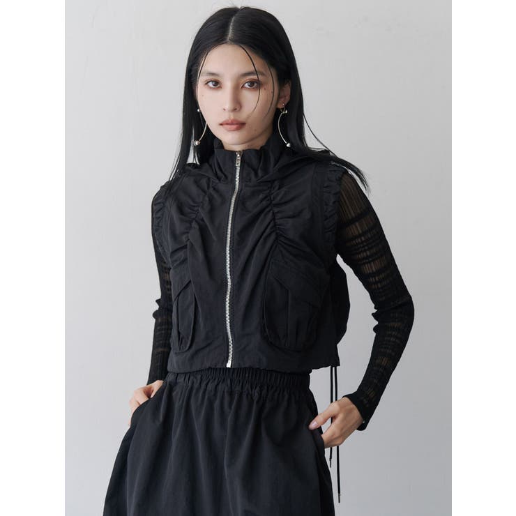 シャーリングフードベスト【セットアップ着用可】 | MURUA | 詳細画像34 
