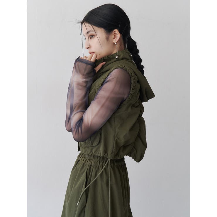 シャーリングフードベスト【セットアップ着用可】 | MURUA | 詳細画像39 