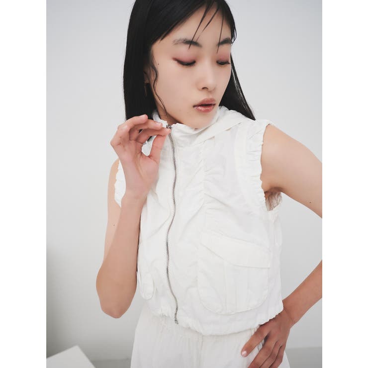 シャーリングフードベスト【セットアップ着用可】 | MURUA | 詳細画像42 