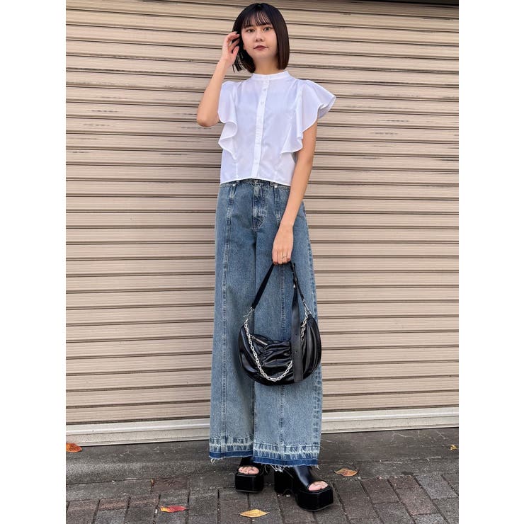 ラッフルスリーブボリュームブラウス | MURUA | 詳細画像11 