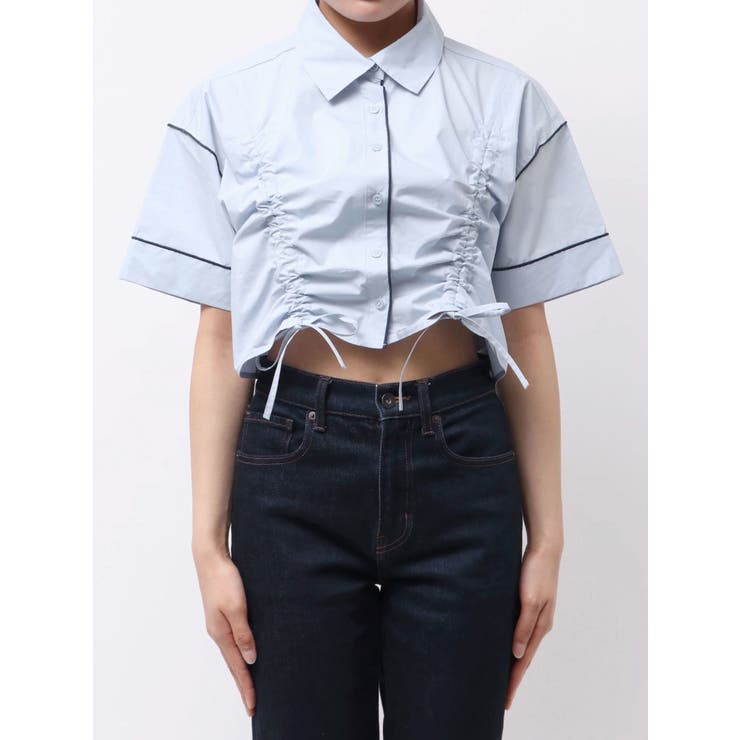 バイカラーシャーリングシャツ | MURUA | 詳細画像27 