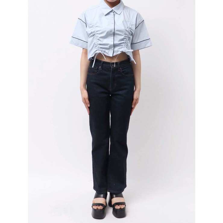 バイカラーシャーリングシャツ | MURUA | 詳細画像35 