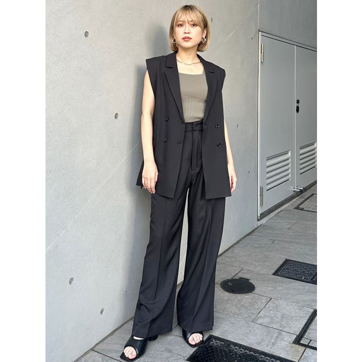 サイドタックワイドパンツ【セットアップ着用可】 | MURUA | 詳細画像22 