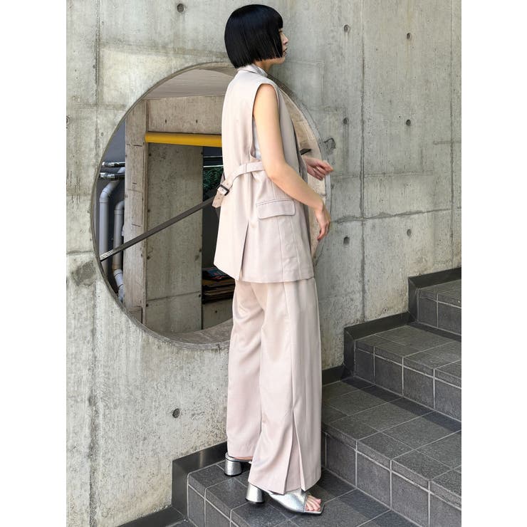 サイドタックワイドパンツ【セットアップ着用可】 | MURUA | 詳細画像24 