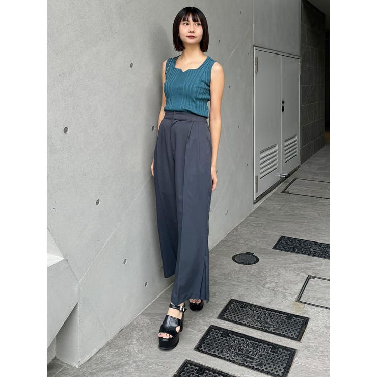 サイドタックワイドパンツ【セットアップ着用可】 | MURUA | 詳細画像30 