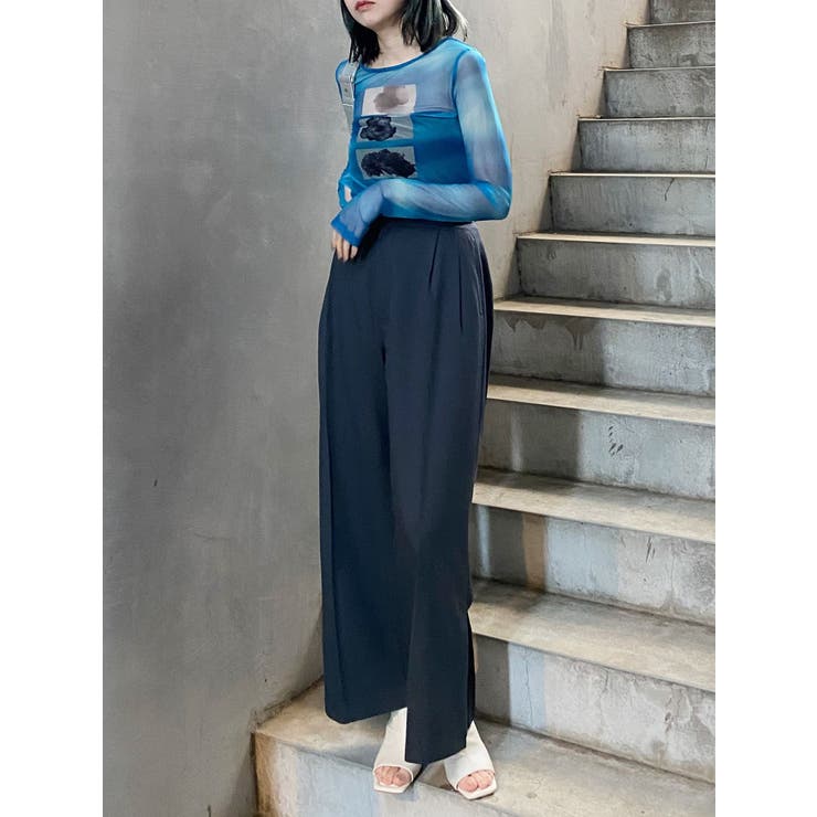 サイドタックワイドパンツ【セットアップ着用可】 | MURUA | 詳細画像33 