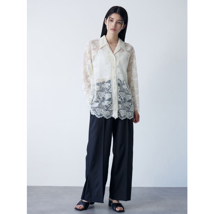 サイドタックワイドパンツ【セットアップ着用可】 | MURUA | 詳細画像7 