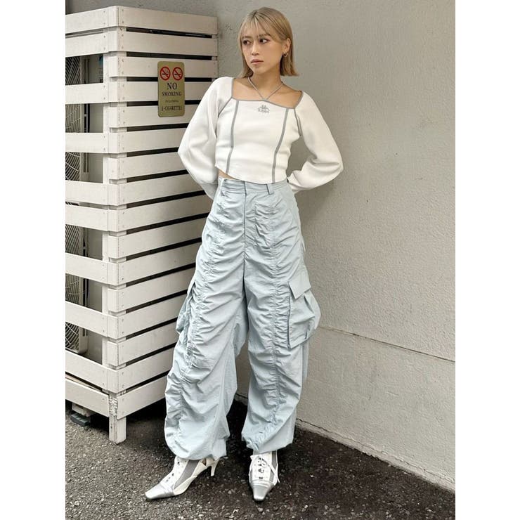 シャーリングカーゴパンツ【セットアップ着用可】 | MURUA | 詳細画像23 