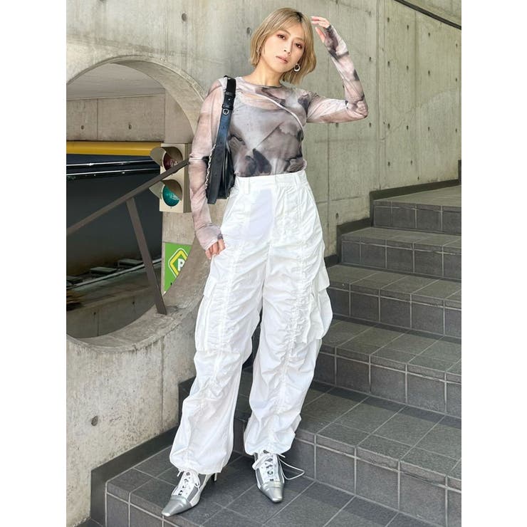 シャーリングカーゴパンツ【セットアップ着用可】 | MURUA | 詳細画像25 