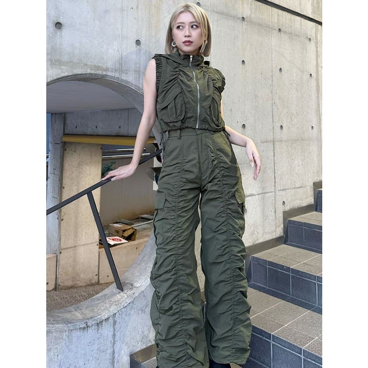 シャーリングカーゴパンツ【セットアップ着用可】 | MURUA | 詳細画像32 