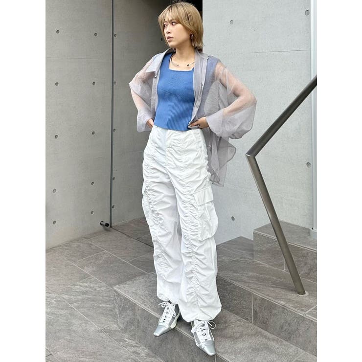 シャーリングカーゴパンツ【セットアップ着用可】 | MURUA | 詳細画像41 