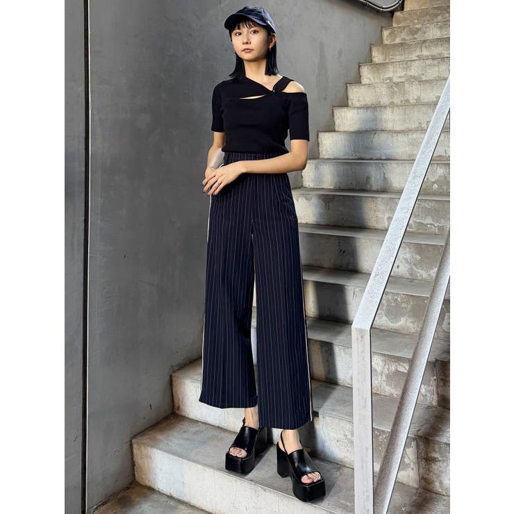 パイピングラインパンツ | MURUA | 詳細画像24 