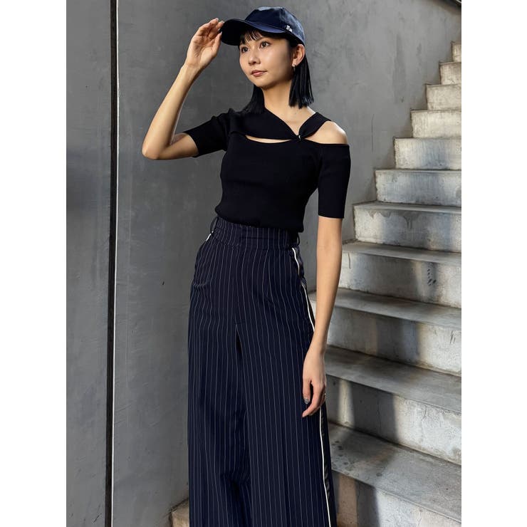 パイピングラインパンツ | MURUA | 詳細画像27 