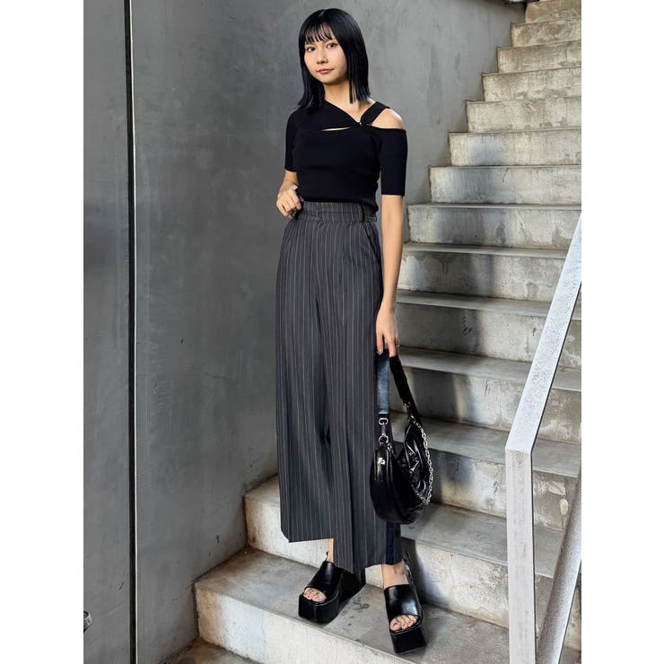 パイピングラインパンツ | MURUA | 詳細画像29 