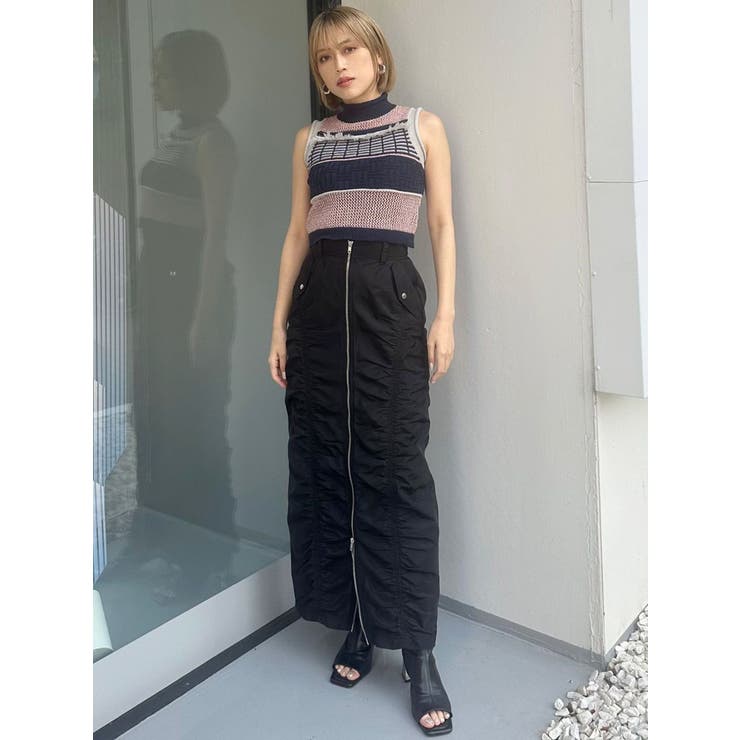 ファスナースリットギャザースカート | MURUA | 詳細画像14 