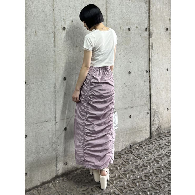 ファスナースリットギャザースカート | MURUA | 詳細画像21 