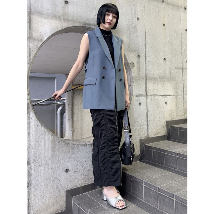 ファスナースリットギャザースカート | MURUA | 詳細画像25 