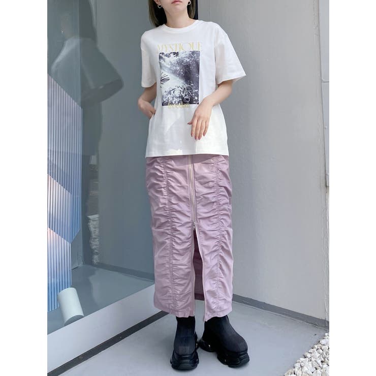 ファスナースリットギャザースカート | MURUA | 詳細画像26 