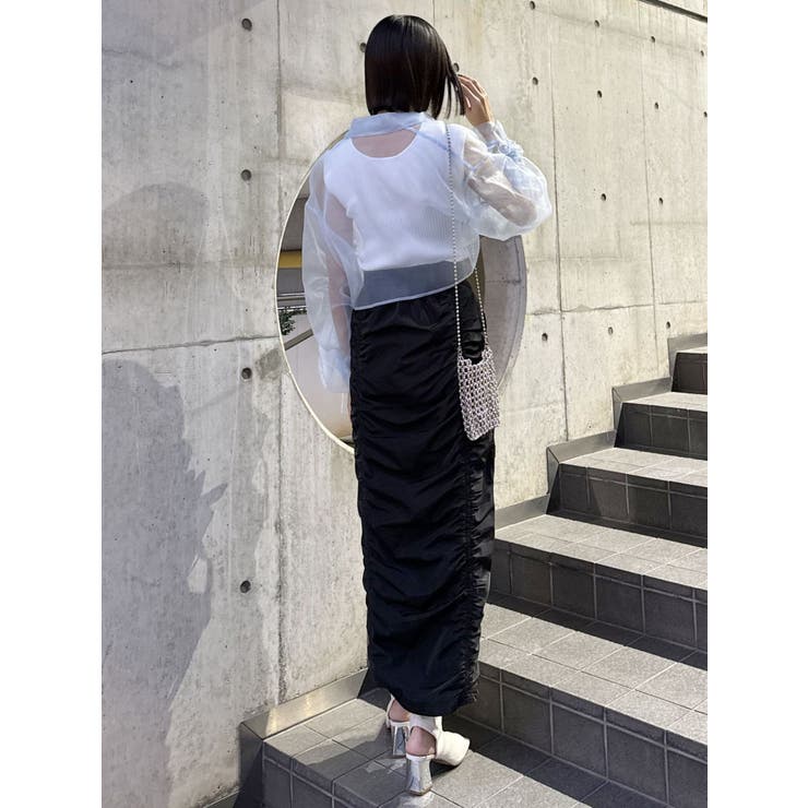 ファスナースリットギャザースカート | MURUA | 詳細画像29 