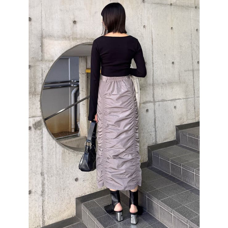 ファスナースリットギャザースカート | MURUA | 詳細画像41 