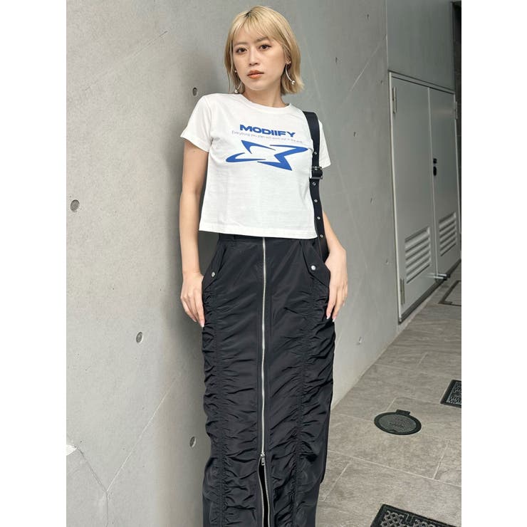 ファスナースリットギャザースカート | MURUA | 詳細画像45 