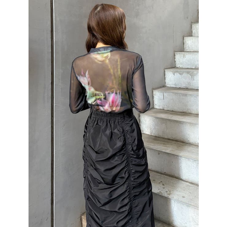 ファスナースリットギャザースカート | MURUA | 詳細画像49 