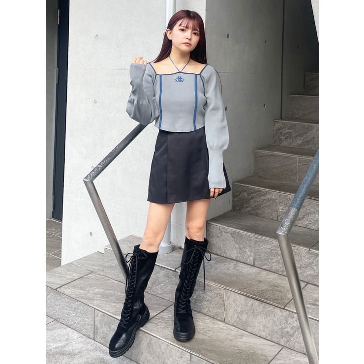 サイドファスナーミニスカート【セットアップ着用可】 | MURUA | 詳細画像15 