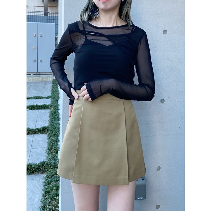 サイドファスナーミニスカート【セットアップ着用可】 | MURUA | 詳細画像32 