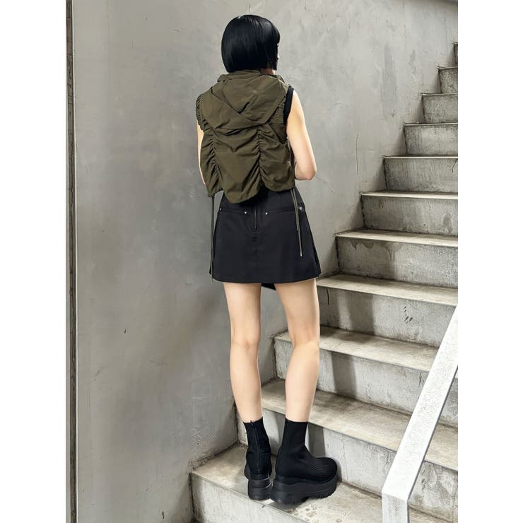 サイドファスナーミニスカート【セットアップ着用可】 | MURUA | 詳細画像41 