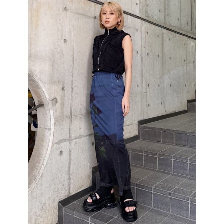 プリントシアーナロースカート | MURUA | 詳細画像12 