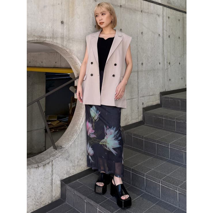 プリントシアーナロースカート | MURUA | 詳細画像17 