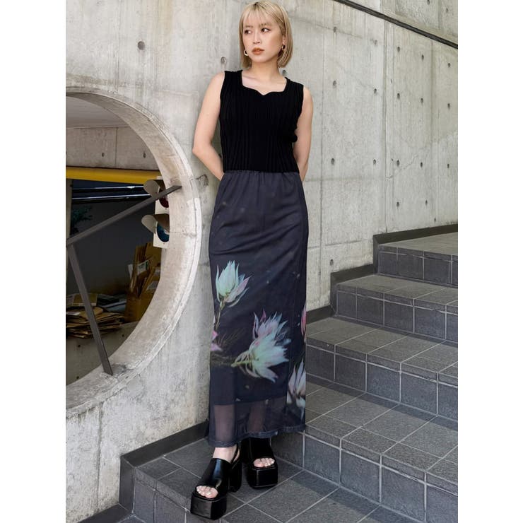 プリントシアーナロースカート | MURUA | 詳細画像18 