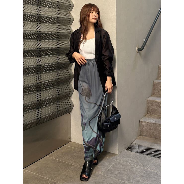 プリントシアーナロースカート | MURUA | 詳細画像21 