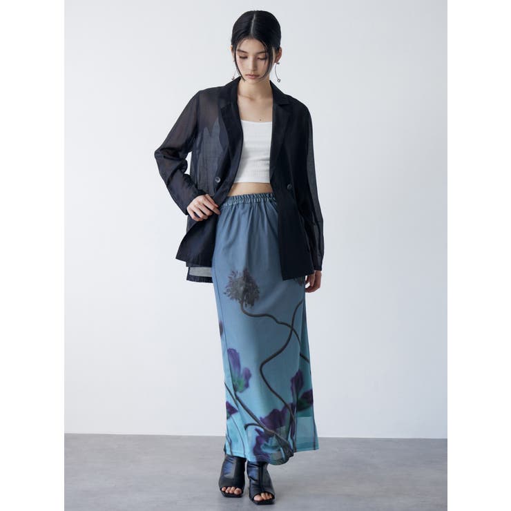 プリントシアーナロースカート | MURUA | 詳細画像7 