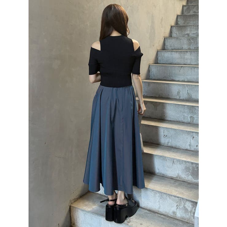 ■まみむめもページ■ 送料無料】Silk Wool Marbling Tunic