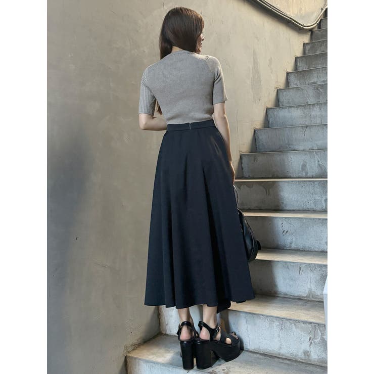 イレヘムギャザーアシメスカート[品番：MKSW0064116]｜MURUA
