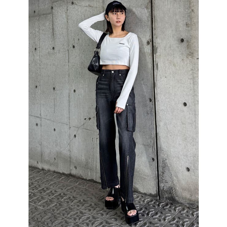 MURUA バックルベルトサンダル ムルーア MURUA バックルベルトサンダル （ブラック