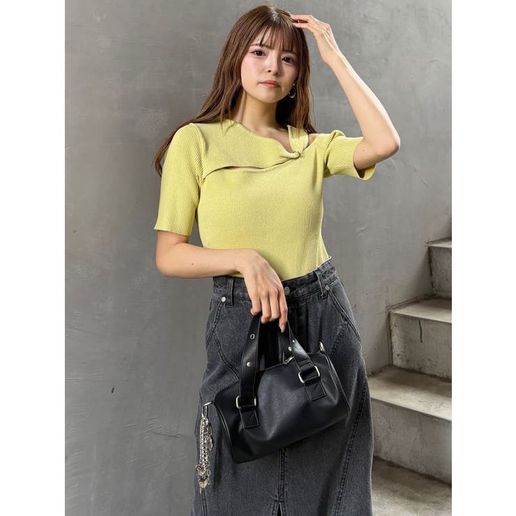 スタッズドラムバッグ | MURUA | 詳細画像4 