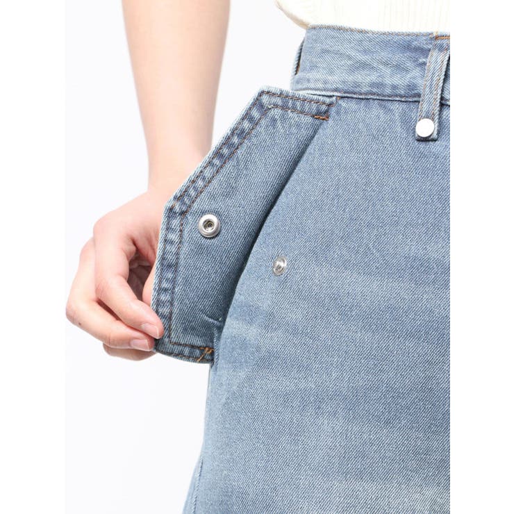 ジップヘムカーゴデニムパンツ | MURUA | 詳細画像38 