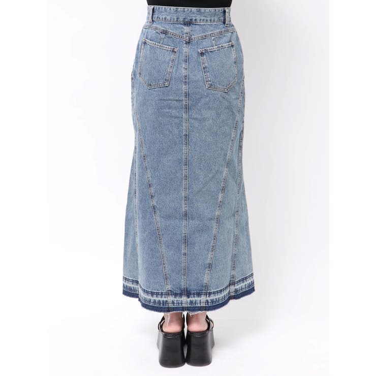 パターンデザインデニムロングスカート | MURUA | 詳細画像25 