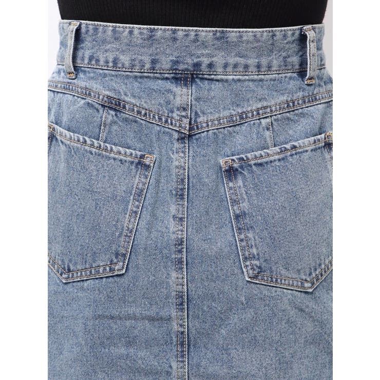 パターンデザインデニムロングスカート | MURUA | 詳細画像26 