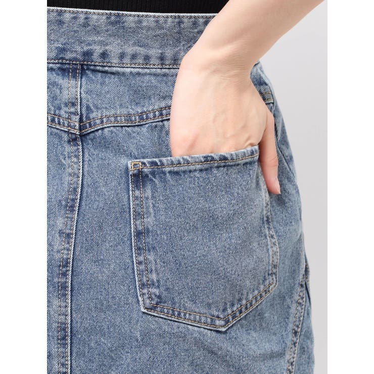 パターンデザインデニムロングスカート | MURUA | 詳細画像27 