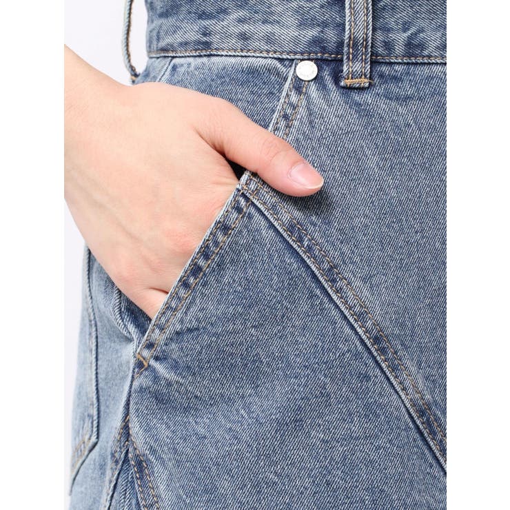 パターンデザインデニムロングスカート | MURUA | 詳細画像28 