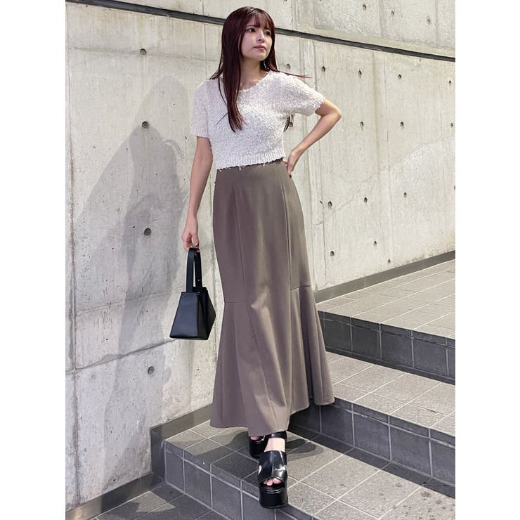 テープヤーンハーフスリーブニット | MURUA | 詳細画像12 