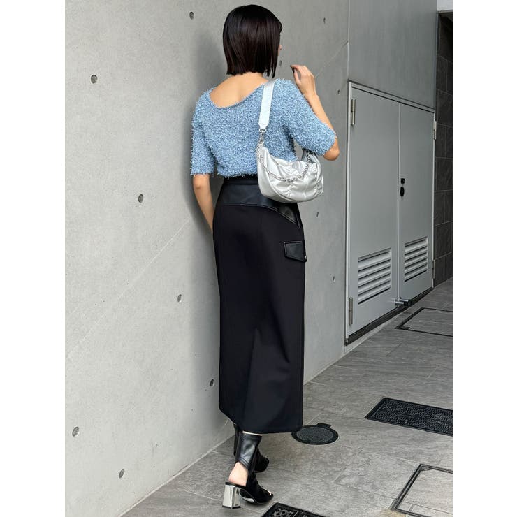 テープヤーンハーフスリーブニット | MURUA | 詳細画像19 